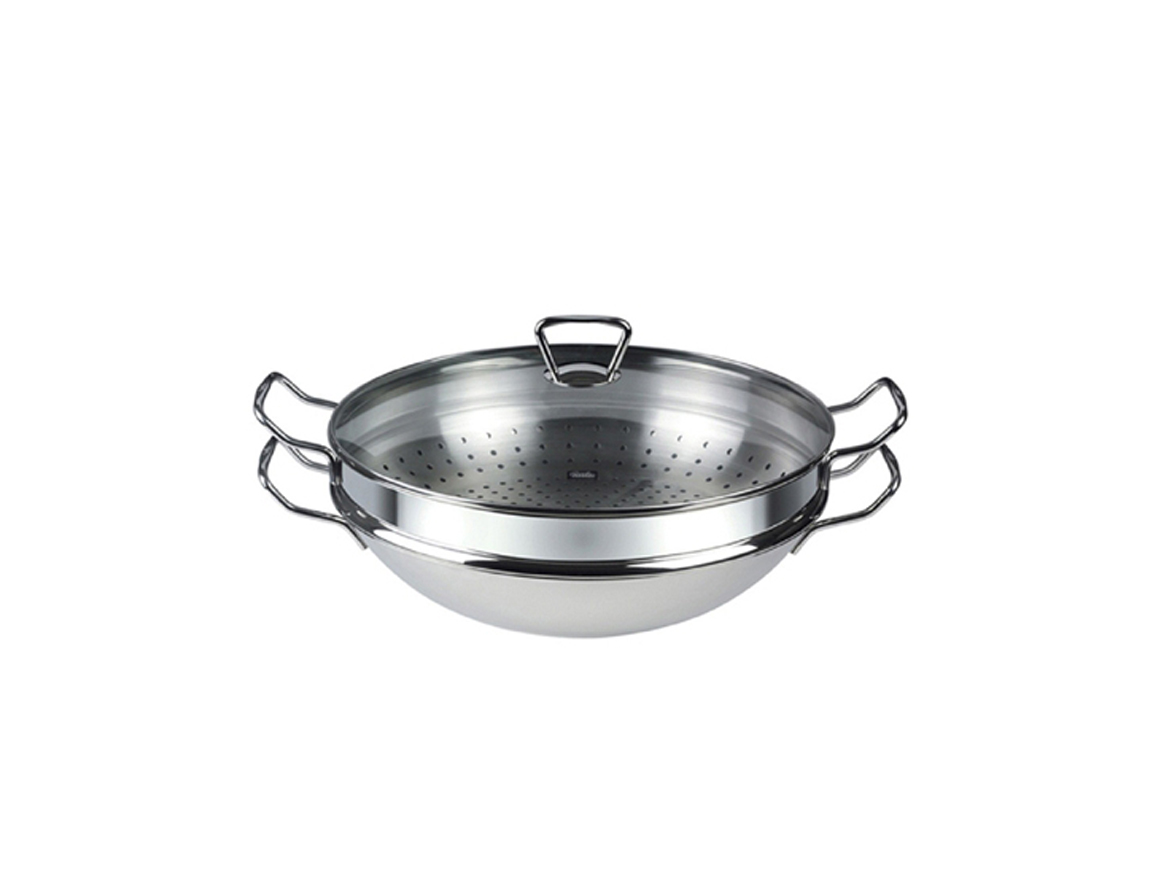 Bộ nồi lẩu-Xửng hấp Fissler Nanjing 36CM